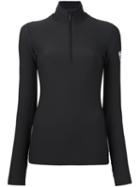 Rossignol 'w Spacial 1/2 Zip' Knitted Top, Women's, Size: Large, Black, Nylon/polyester/spandex/elastane