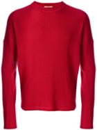 Nuur Crew Neck Pullover - Red