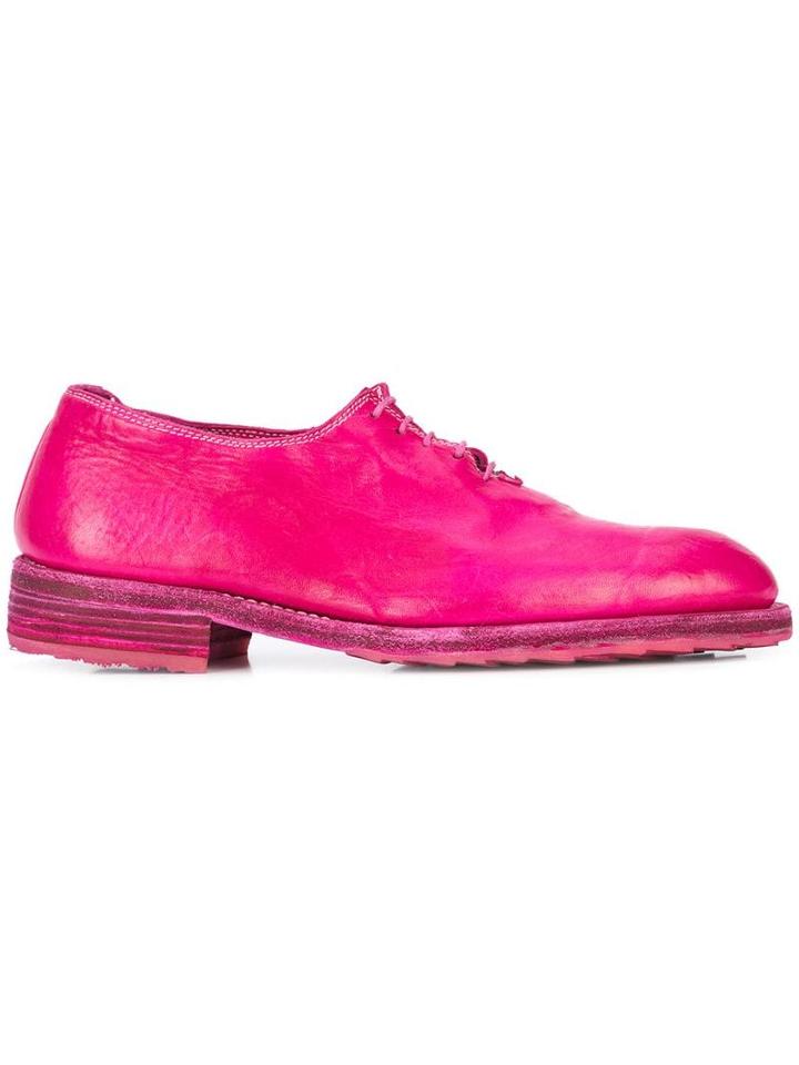 Guidi Lace-up Oxford Shoes - Pink