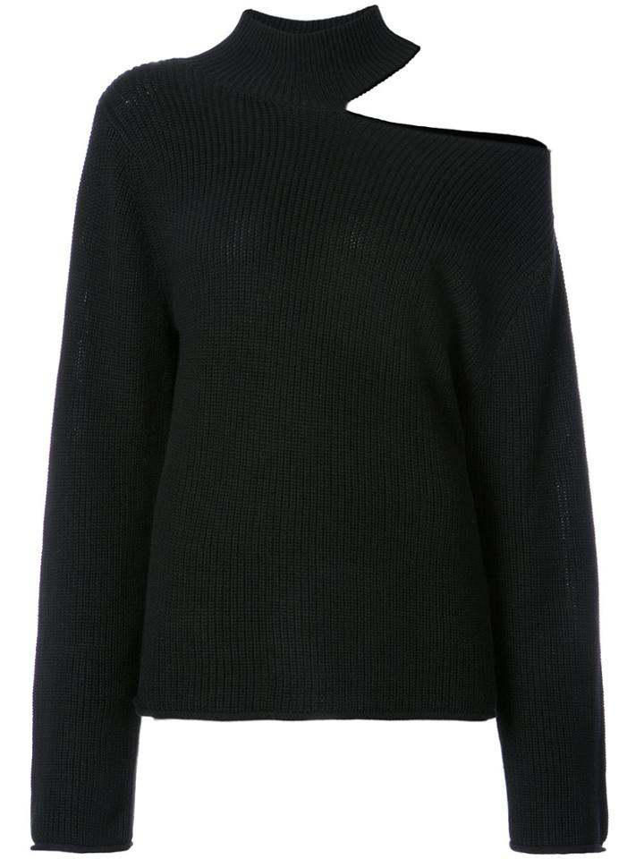 Rta Cold-shoulder Jumper - Black