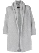 Incentive! Cashmere Cashmere Chunky Cardigan - Grey