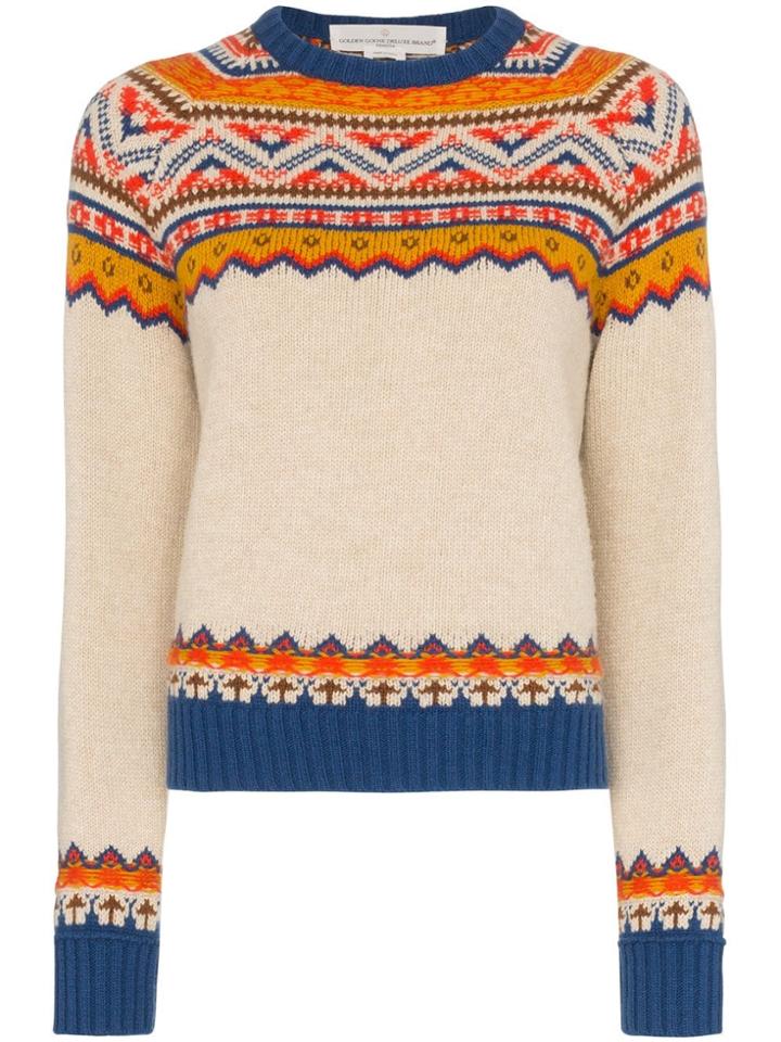 Golden Goose Momo Aztec Intarsia Jumper - Multicolour