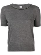 Pinko Short Sleeve Sweater - Grey