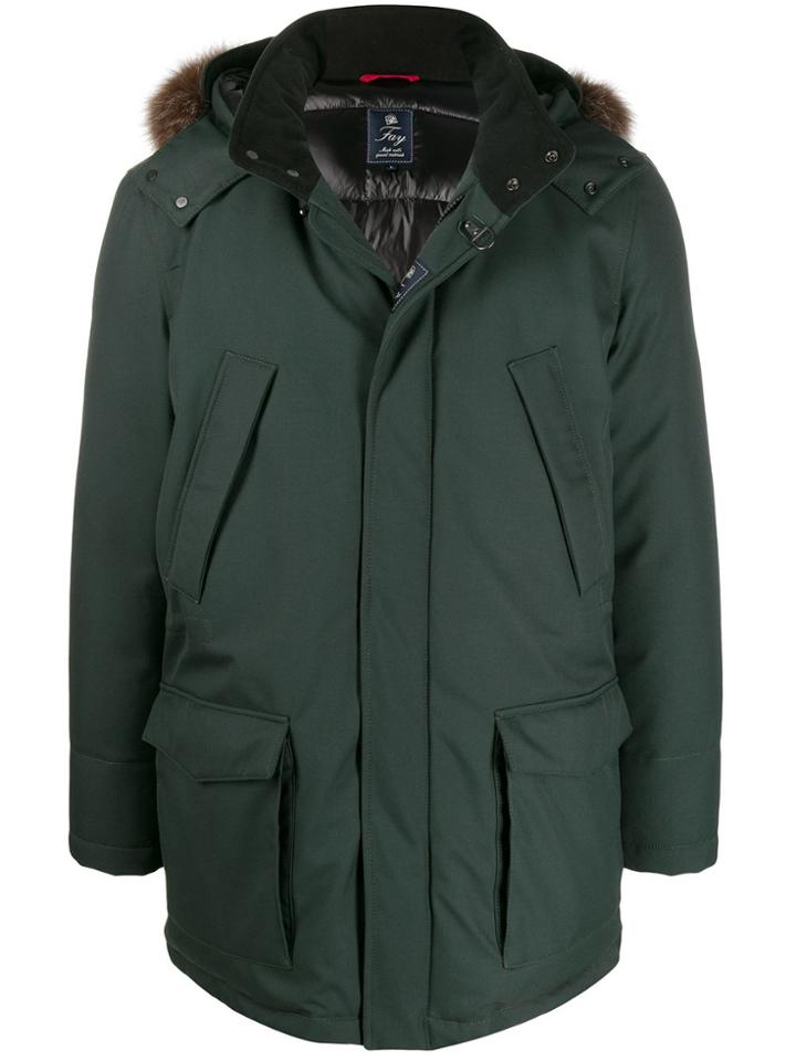 Fay Hooded Padded Jacket - Green