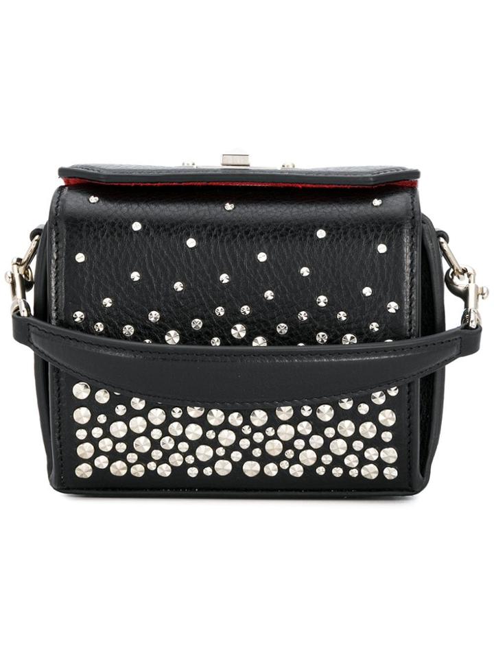 Alexander Mcqueen Studded Mini Box Bag - Black