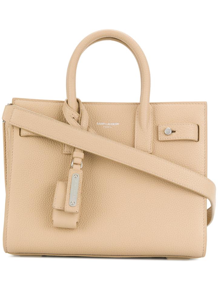 Saint Laurent Mini Sac De Jour - Nude & Neutrals