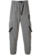 Off-white Relaxed Fit Trousers - Grey