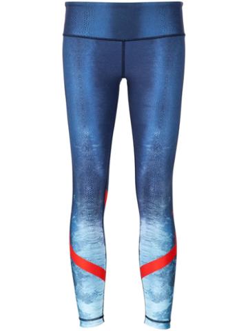 W.i.t.h. Reversible Leggings, Women's, Size: Xs, Blue, Polyester/spandex/elastane