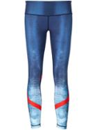 W.i.t.h. Reversible Leggings, Women's, Size: Xs, Blue, Polyester/spandex/elastane
