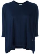 Kenzo Oversized Knitted Top, Size: Xs, Blue, Wool