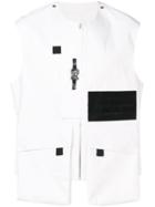 Mackintosh Alyx White Bonded Cotton Vest