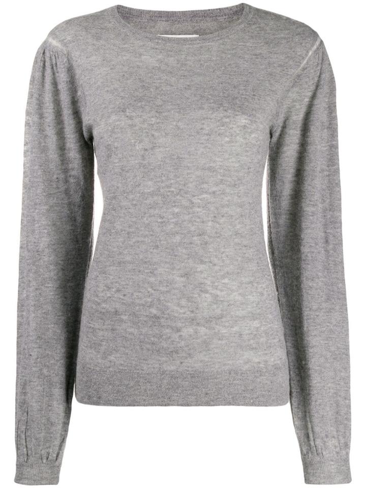 Isabel Marant Étoile Long-sleeve Fitted Top - Grey