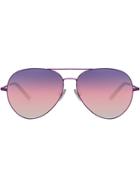 Matthew Williamson Aviator Frame Sunglasses - Pink