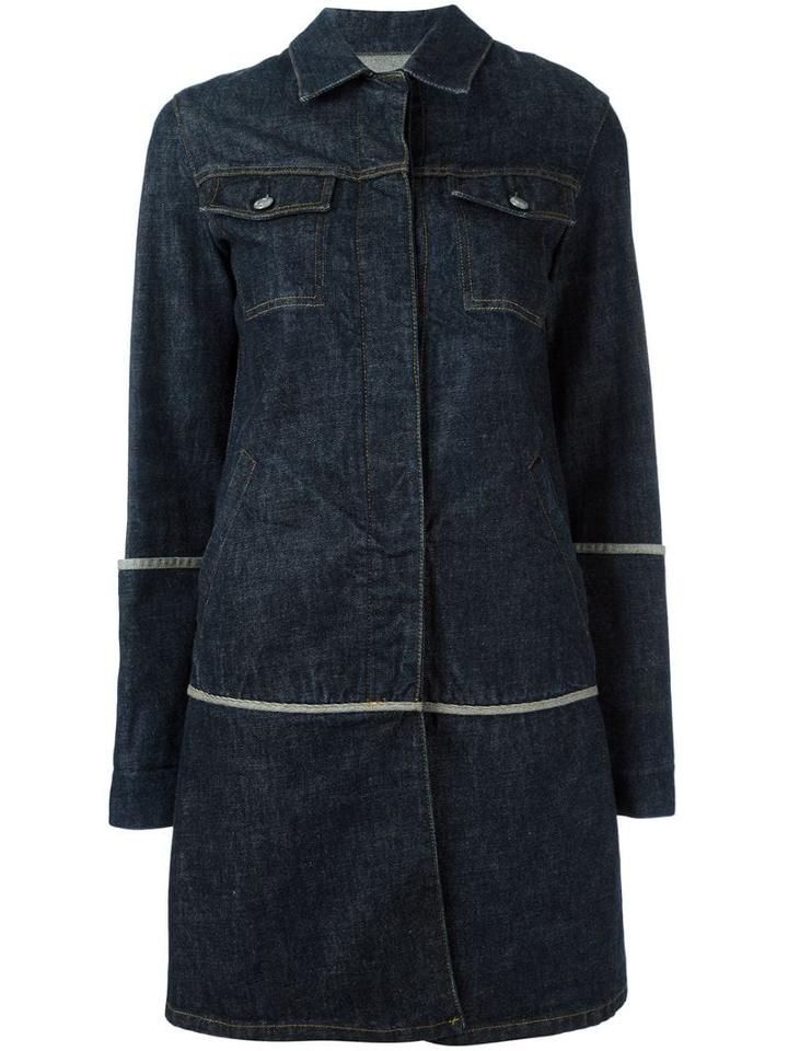 Helmut Lang Pre-owned 1997 Denim Coat - Blue