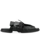Uma Wang Army Sole Sandals - Black