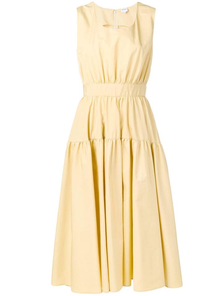 Aspesi Midi Flared Dress - Yellow