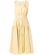 Aspesi Midi Flared Dress - Yellow