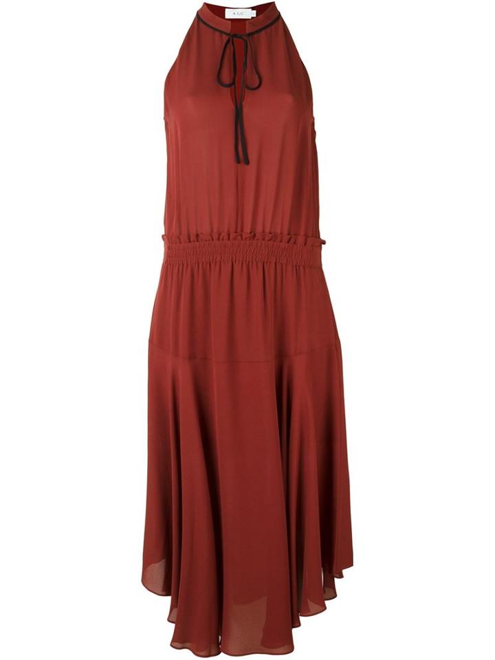 A.l.c. Lewis Dress, Women's, Size: 6, Red, Silk