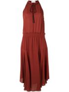 A.l.c. Lewis Dress, Women's, Size: 6, Red, Silk