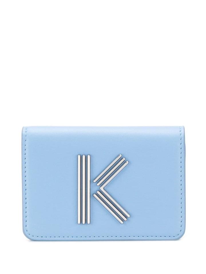 Kenzo Logo Card Wallet - Blue