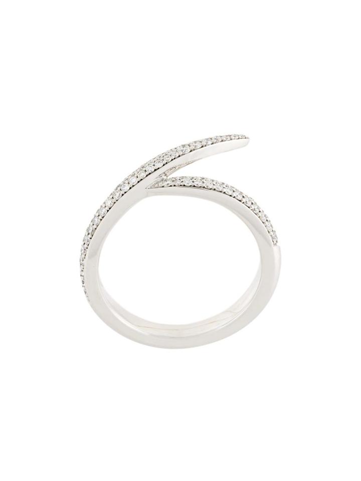 Shaun Leane 'signature Diamond' Interlocking Ring - Metallic