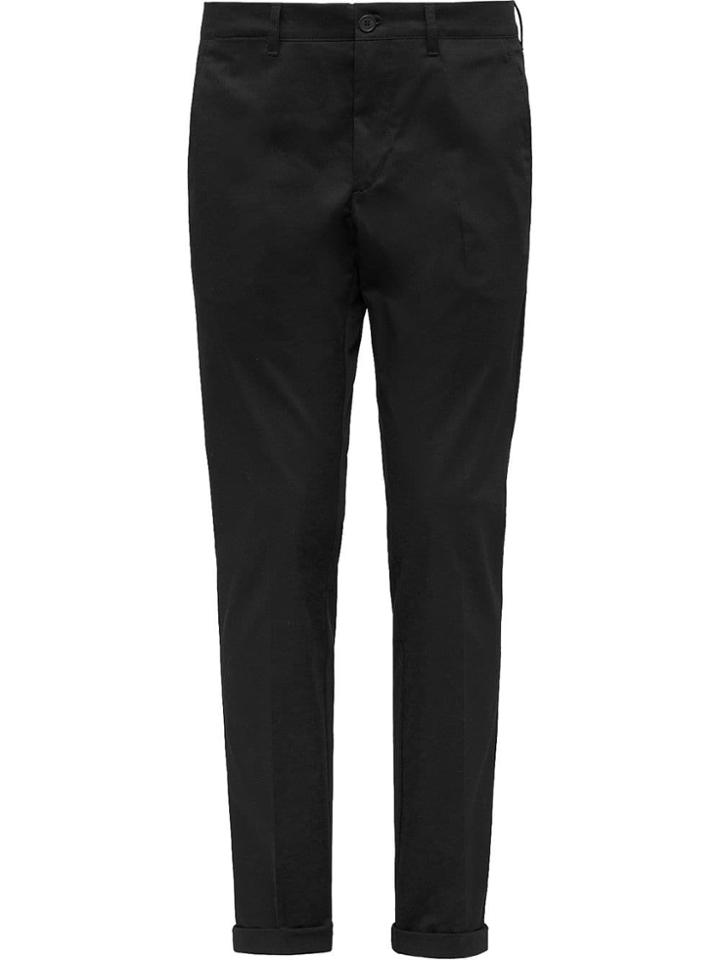 Prada Tailored Gabardine Trousers - Black