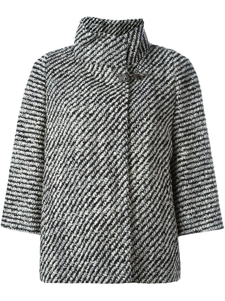Fay Cropped Sleeves Jacket