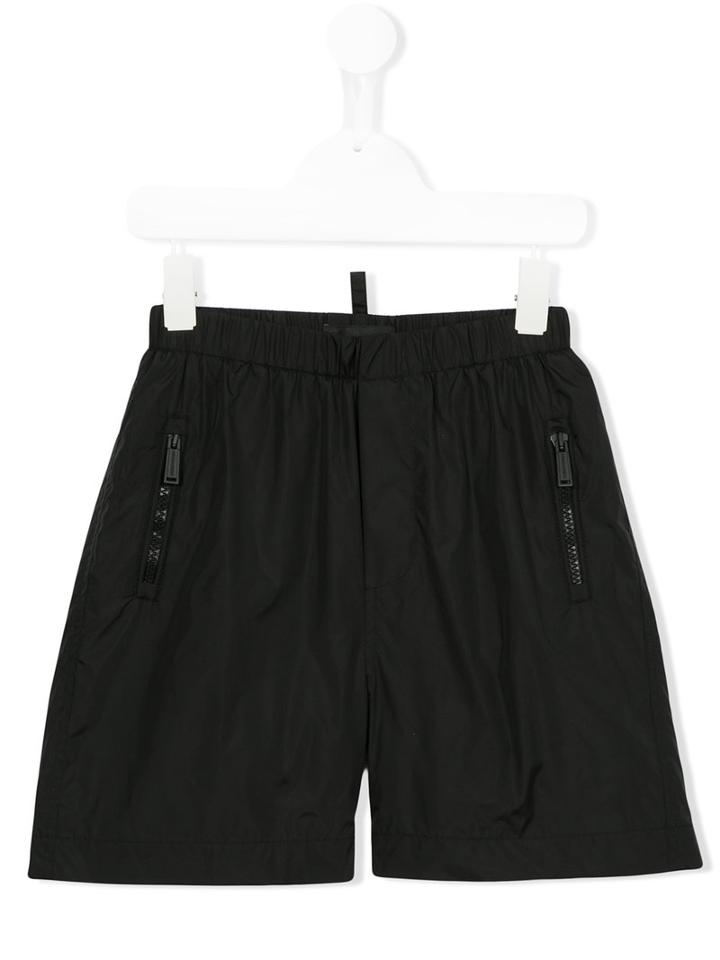 Dsquared2 Kids Drawstring Shorts, Boy's, Size: 6 Yrs, Black