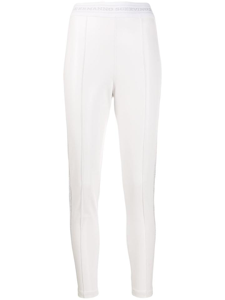 Ermanno Scervino Logo High-waist Leggings - White