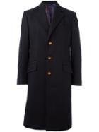 Vivienne Westwood Classic Coat, Men's, Size: 48, Blue, Polyamide/acetate/viscose/virgin Wool