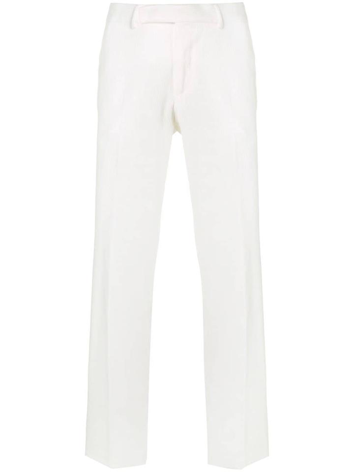 Ermenegildo Zegna Straight-leg Corduroy Trousers - White