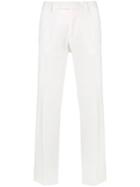 Ermenegildo Zegna Straight-leg Corduroy Trousers - White