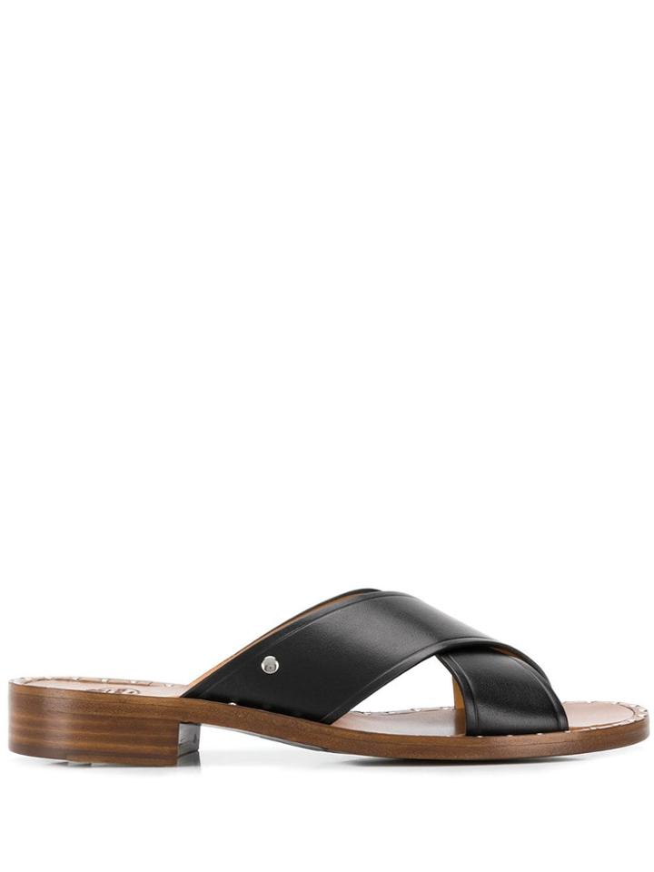Church's Crisscross Strap Sandals - Black