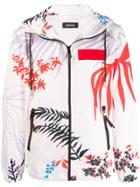 Diesel Patterned Sports Jacket - White