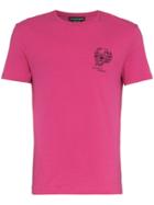 Alexander Mcqueen Embroidered Logo T-shirt - Pink