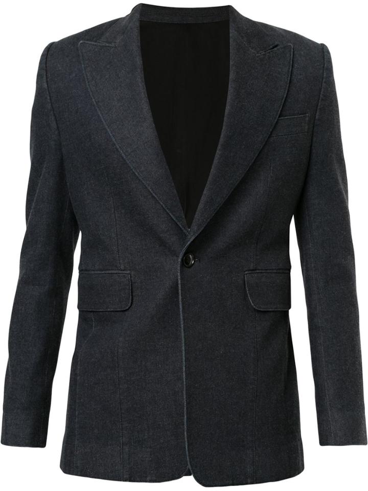 Sankuanz Classic Tailored Blazer - Blue