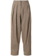 Dusan Tapered Trousers - Brown