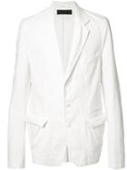 Haider Ackermann Soft Blazer, Men's, Size: 46, White, Cotton