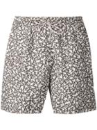 Loro Piana Printed Swimming Shorts, Men's, Size: Xxl, Brown, Polyester
