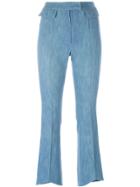 John Galliano Vintage Bootcut Trousers - Blue