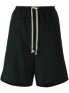 Rick Owens Drawstring Shorts, Women's, Size: 38, Black, Leather/cupro/cotton