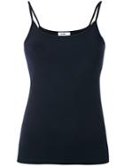 Jil Sander - Ll Tank Top - Women - Polyester/spandex/elastane - L, Blue, Polyester/spandex/elastane