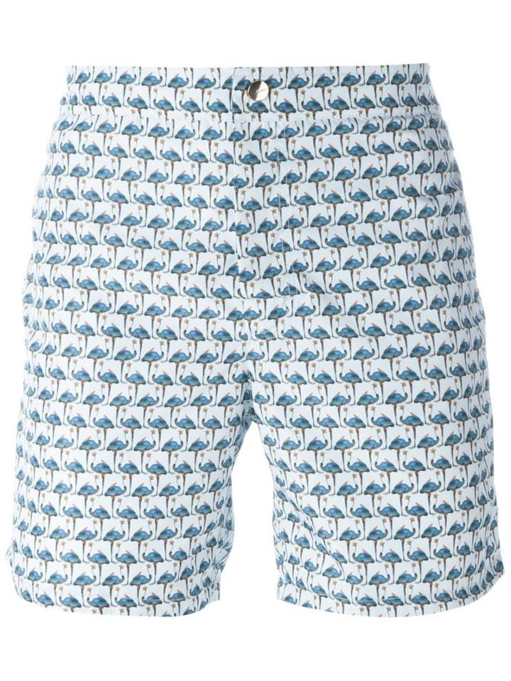 La Perla 'savage Land' Swim Shorts, Men's, Size: Xl, Blue, Polyester
