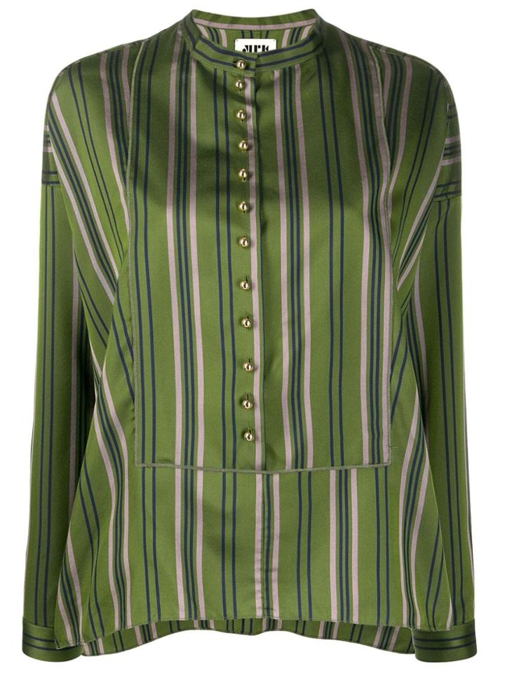 Maison Rabih Kayrouz Striped Blouse - Green