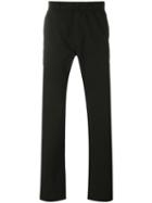 Maison Kitsuné - Straight Leg Trousers - Men - Cotton - 30, Black, Cotton