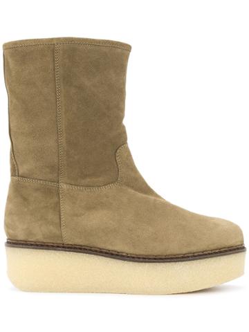 Flamingos Cheyenne Ankle Boots - Brown