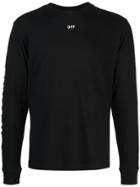 Off-white Graphic Long Sleeve T-shirt - Black