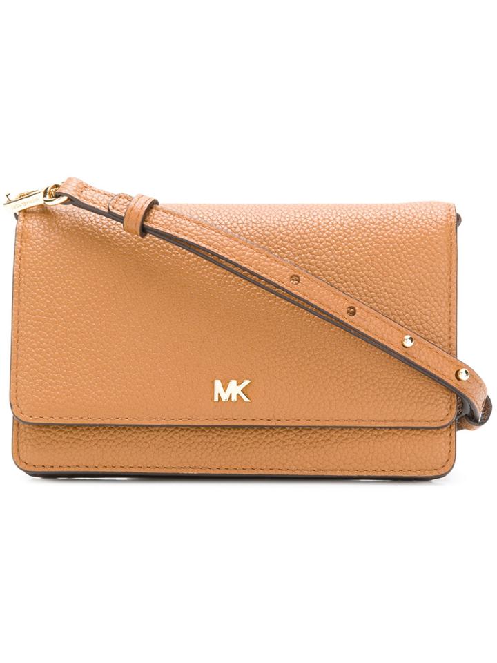 Michael Michael Kors Smartphone Crossbody Bag - Brown