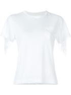 Sacai Fringed Back T-shirt