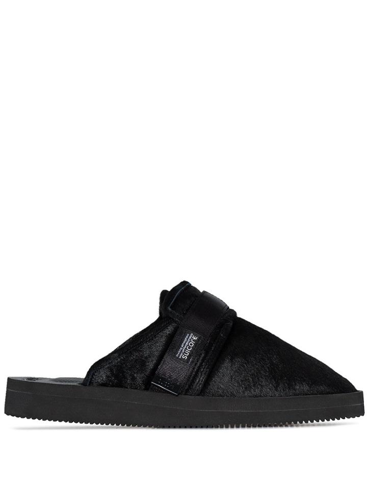 Suicoke Zavo Textured Slippers - Black